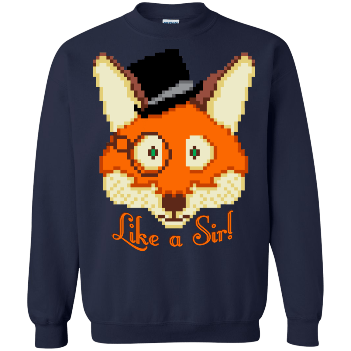 Sweatshirts Navy / S Like A Sir Crewneck Sweatshirt