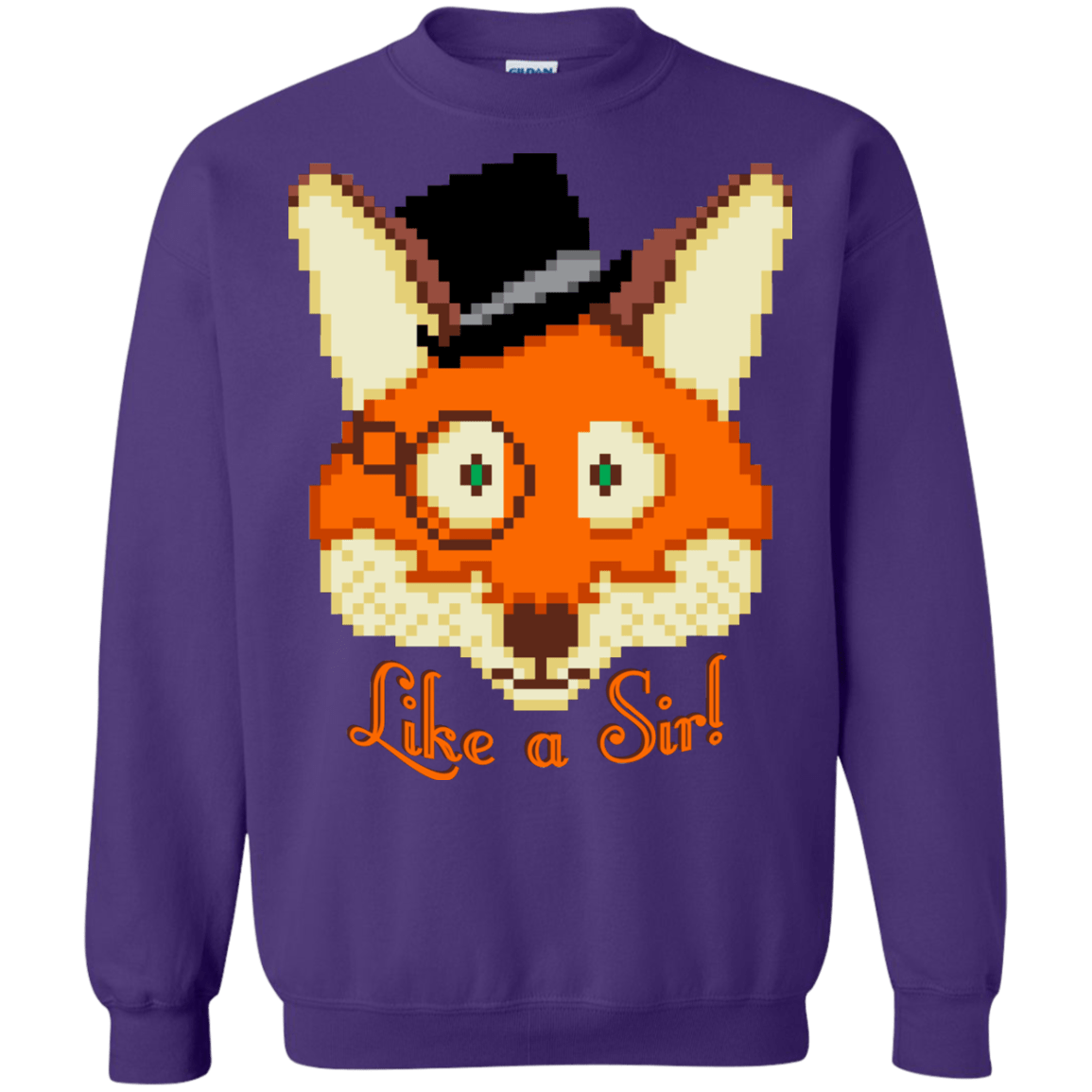 Sweatshirts Purple / S Like A Sir Crewneck Sweatshirt