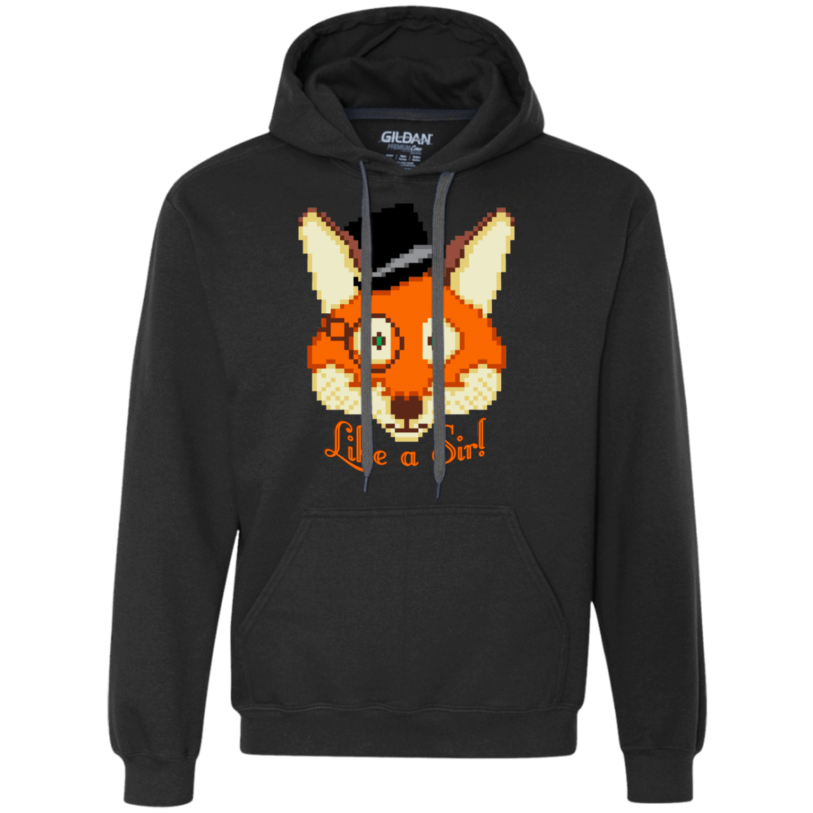 Sweatshirts Black / S Like A Sir Premium Fleece Hoodie