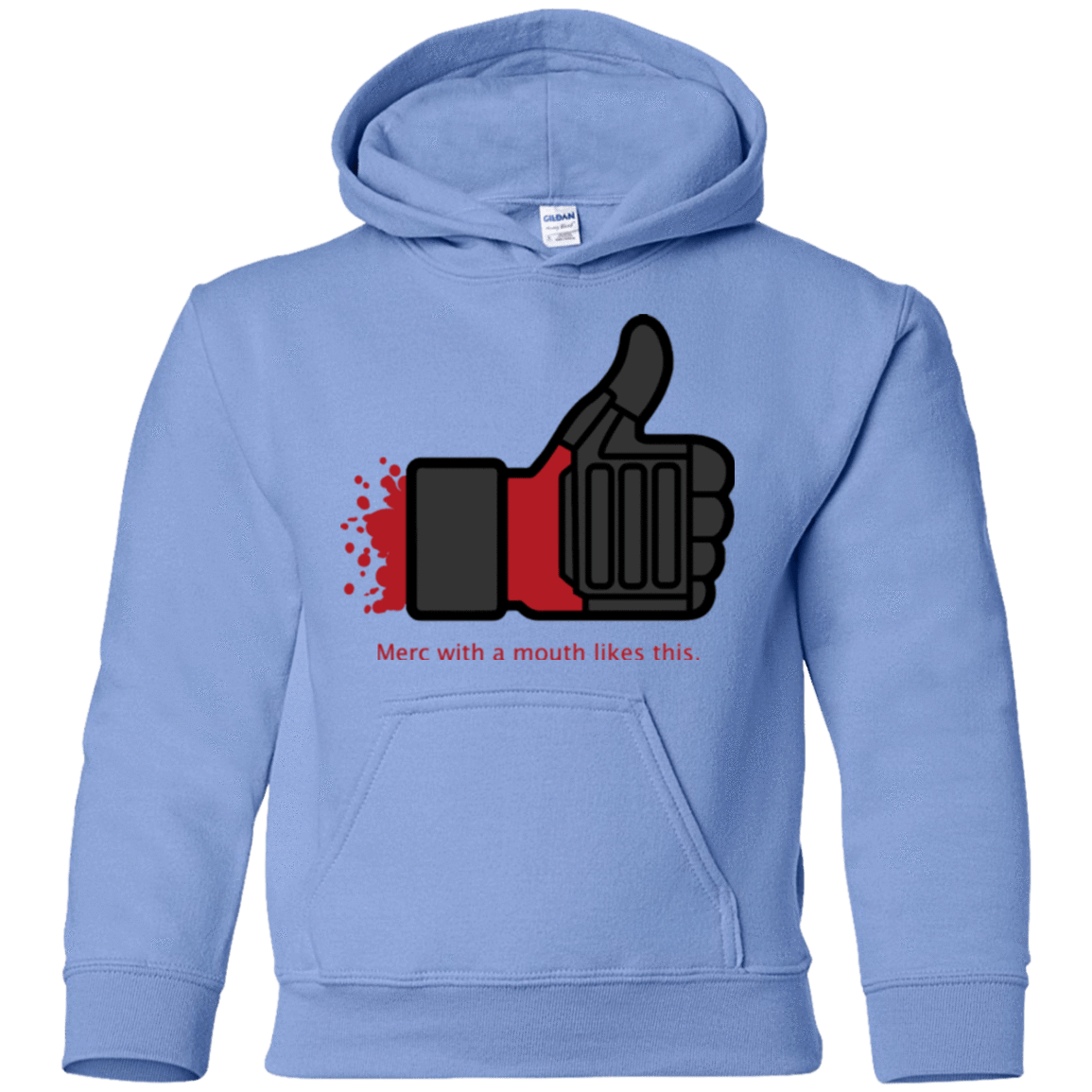 Sweatshirts Carolina Blue / YS Like Merc Youth Hoodie