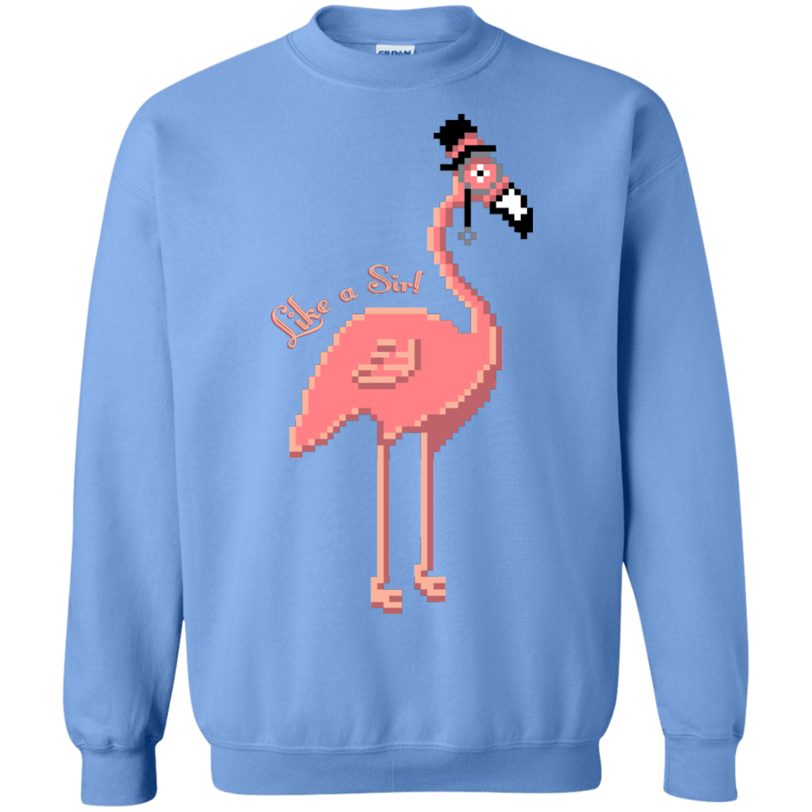 Sweatshirts Carolina Blue / S LikeASir Flamingo Crewneck Sweatshirt