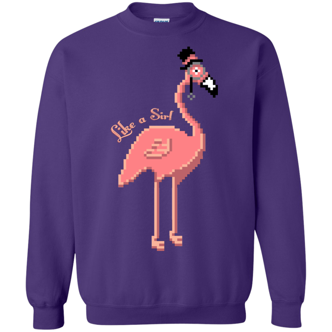 Sweatshirts Purple / S LikeASir Flamingo Crewneck Sweatshirt