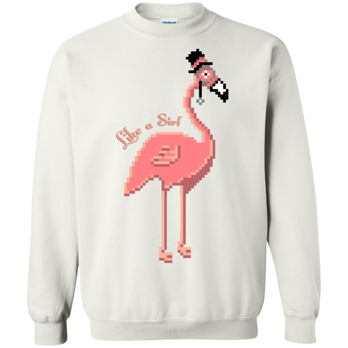 Sweatshirts White / S LikeASir Flamingo Crewneck Sweatshirt