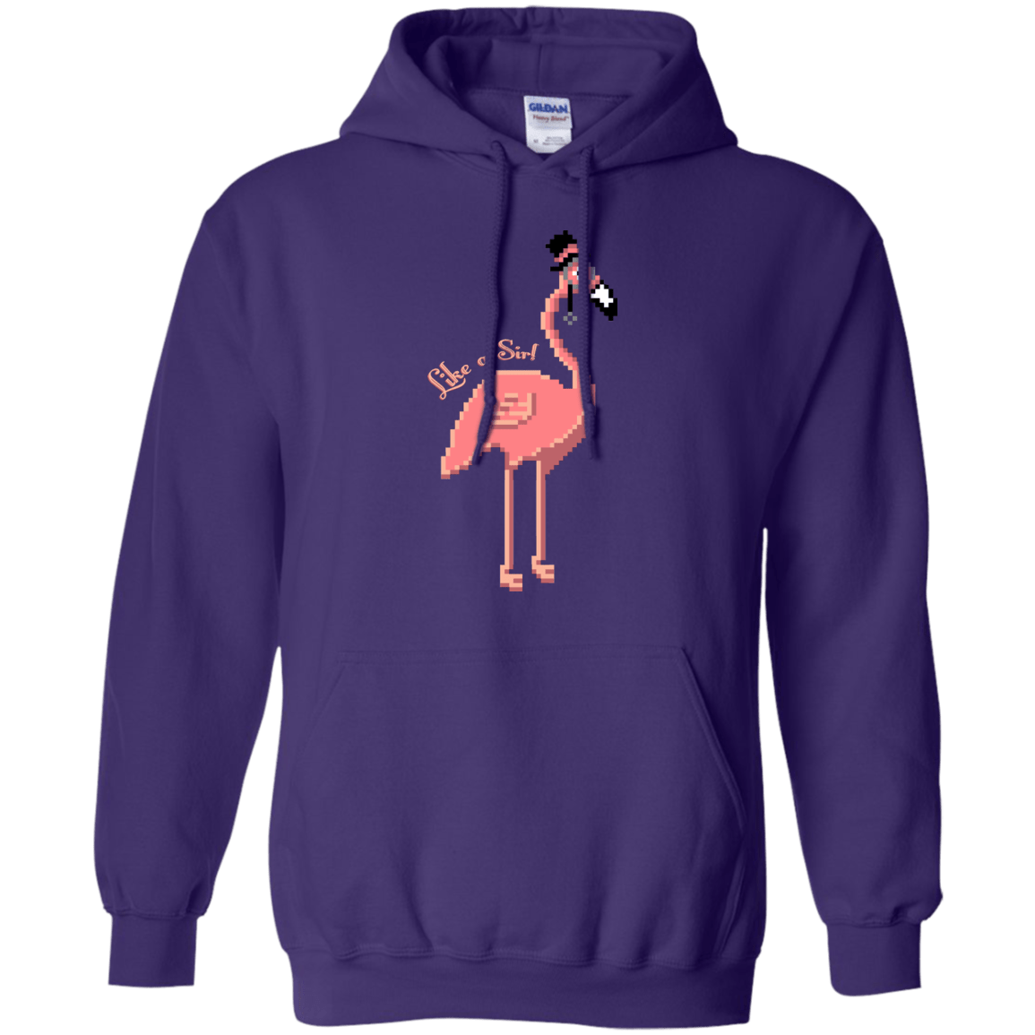 Sweatshirts Purple / S LikeASir Flamingo Pullover Hoodie