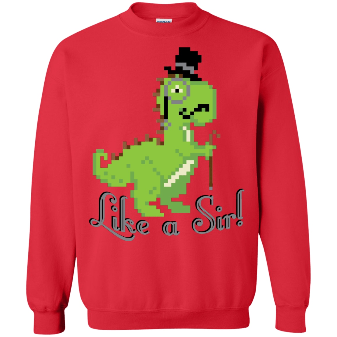 Sweatshirts Red / S LikeASir T-Rex Crewneck Sweatshirt