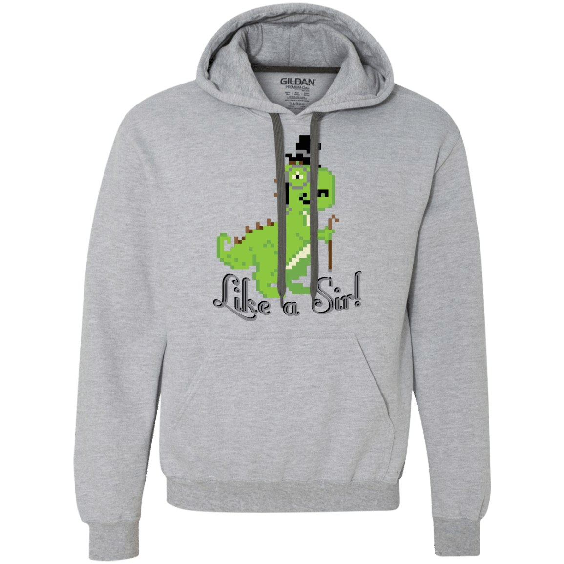 Sweatshirts Sport Grey / S LikeASir T-Rex Premium Fleece Hoodie