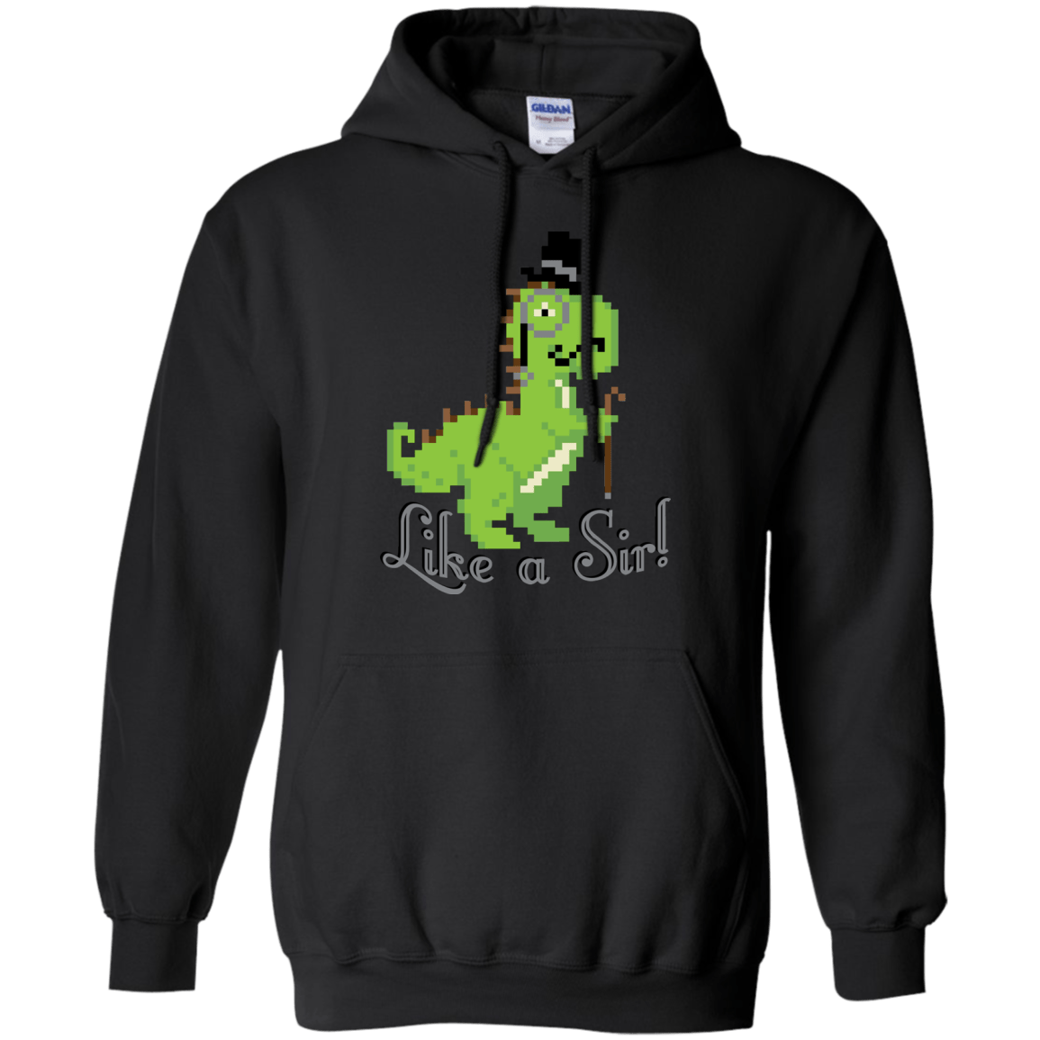 Sweatshirts Black / S LikeASir T-Rex Pullover Hoodie