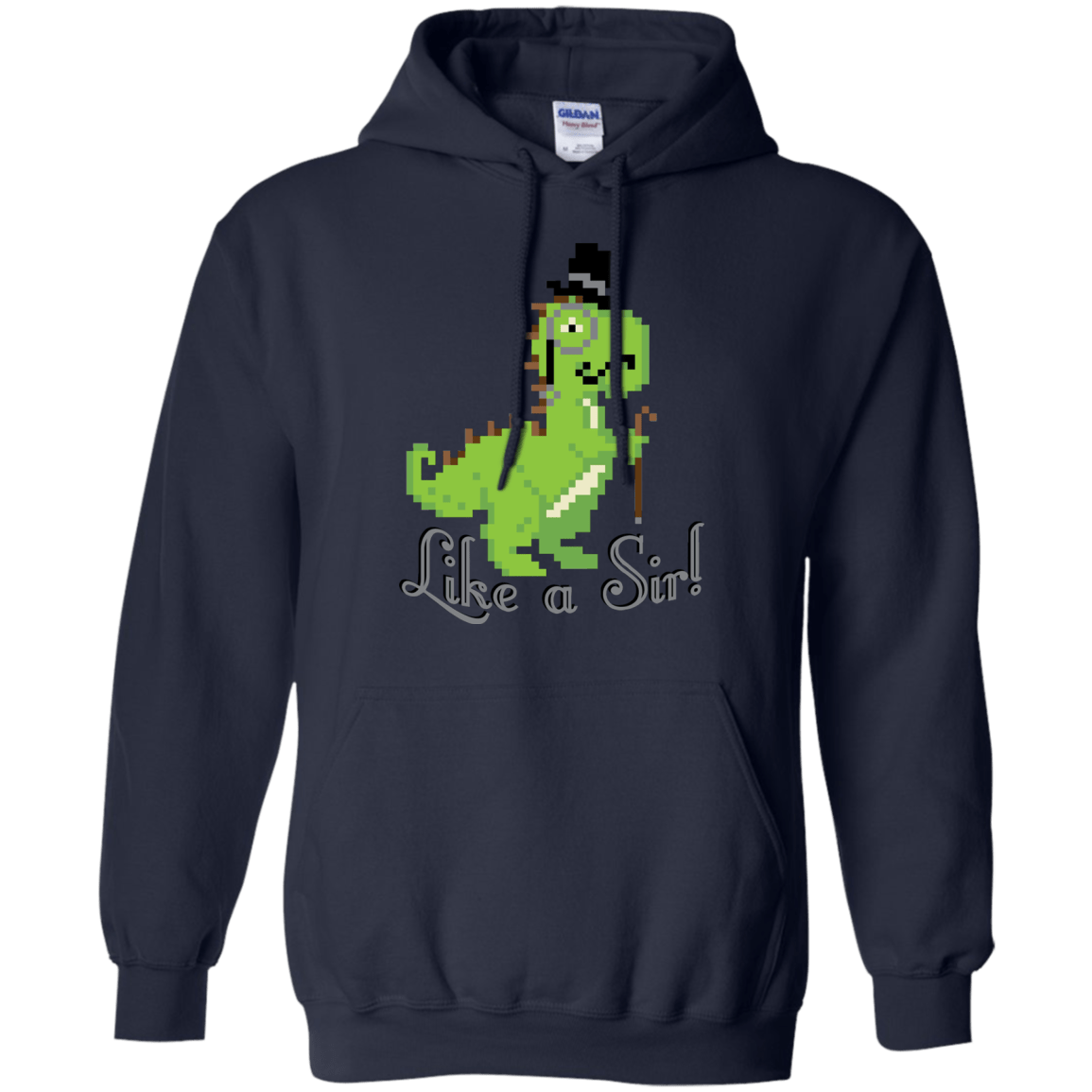 Sweatshirts Navy / S LikeASir T-Rex Pullover Hoodie