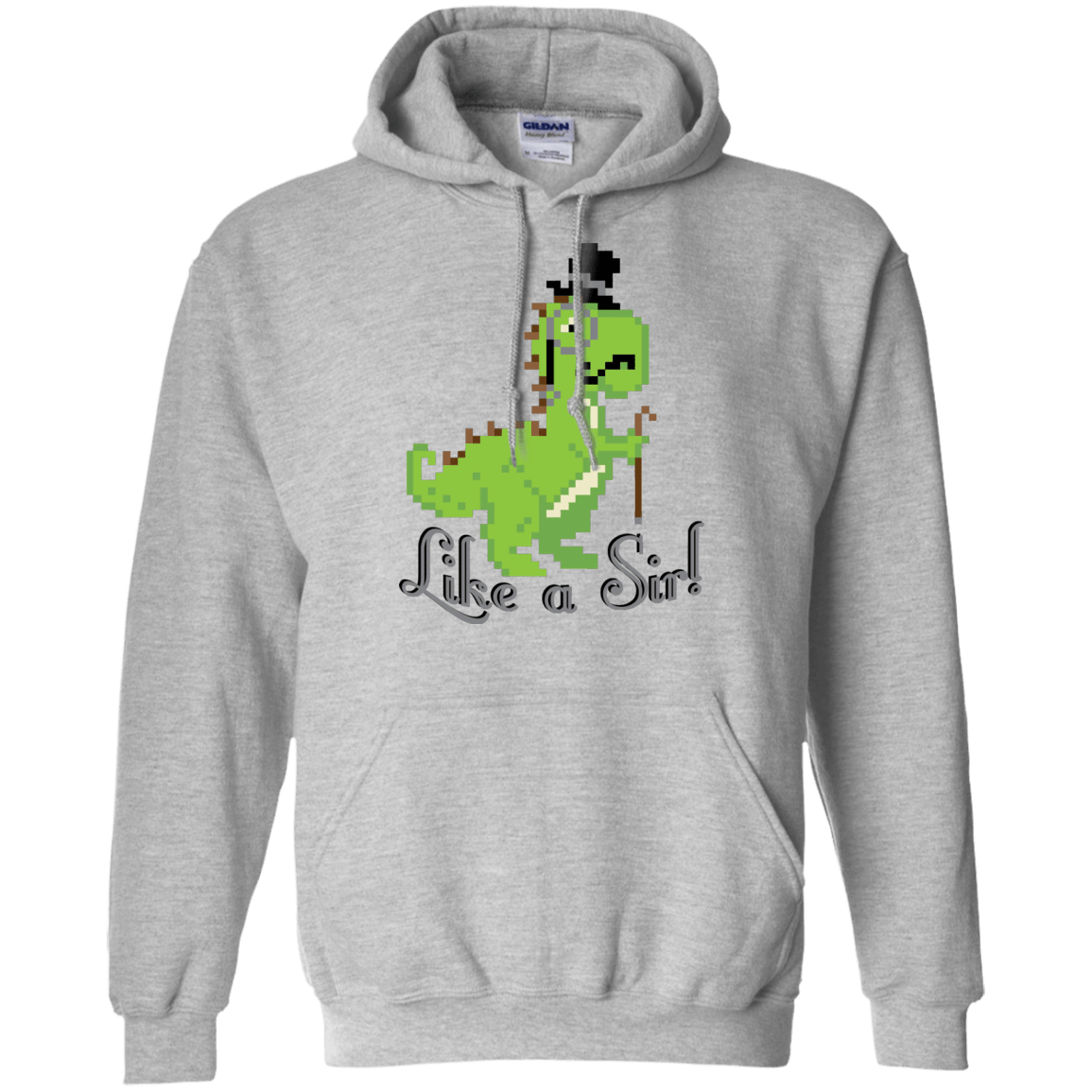 Sweatshirts Sport Grey / S LikeASir T-Rex Pullover Hoodie