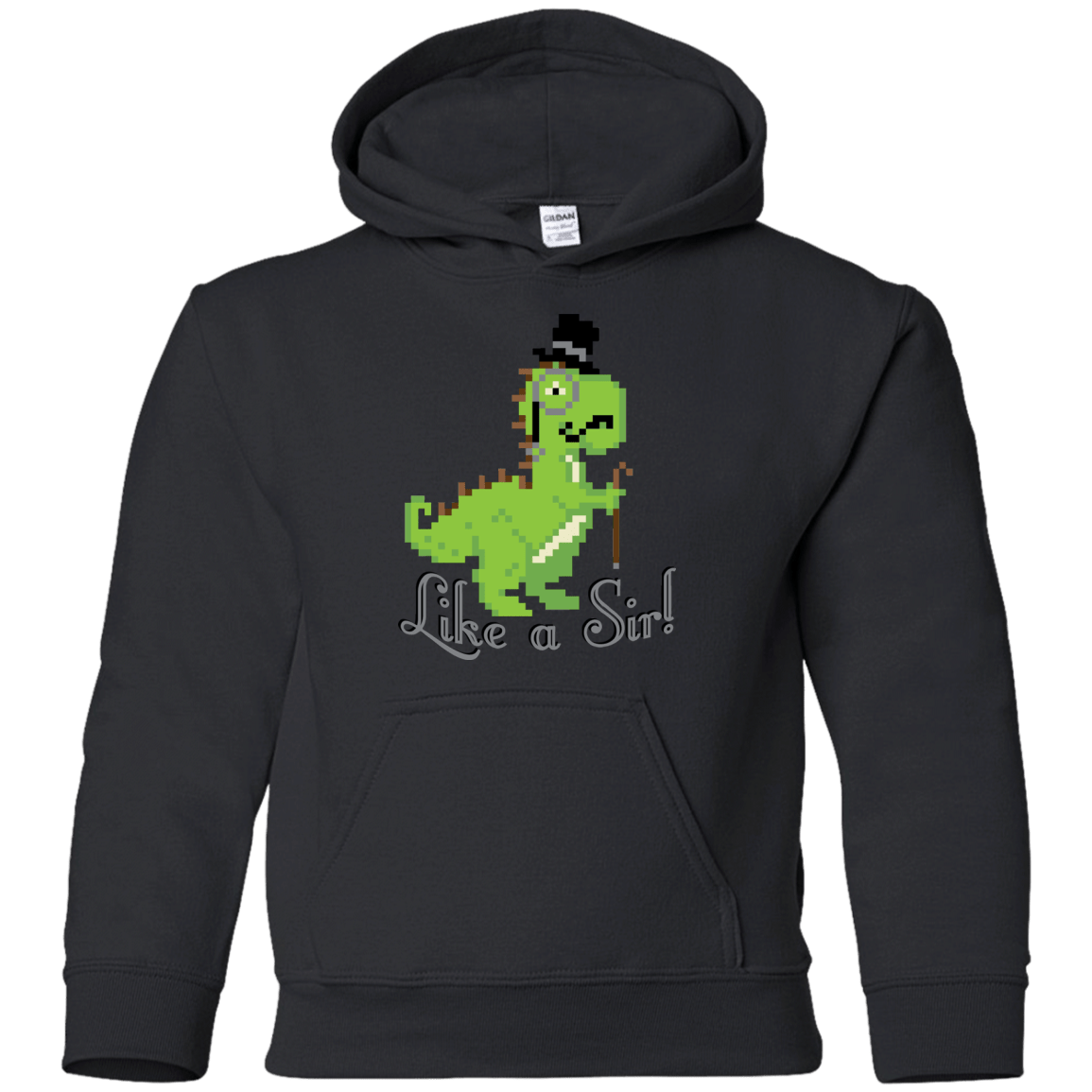 Sweatshirts Black / YS LikeASir T-Rex Youth Hoodie