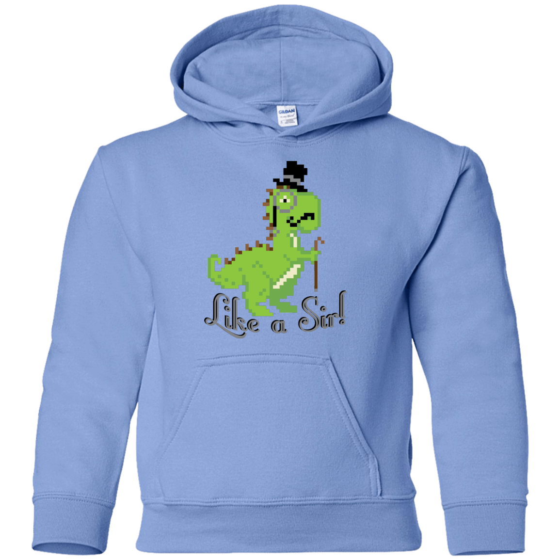 Sweatshirts Carolina Blue / YS LikeASir T-Rex Youth Hoodie