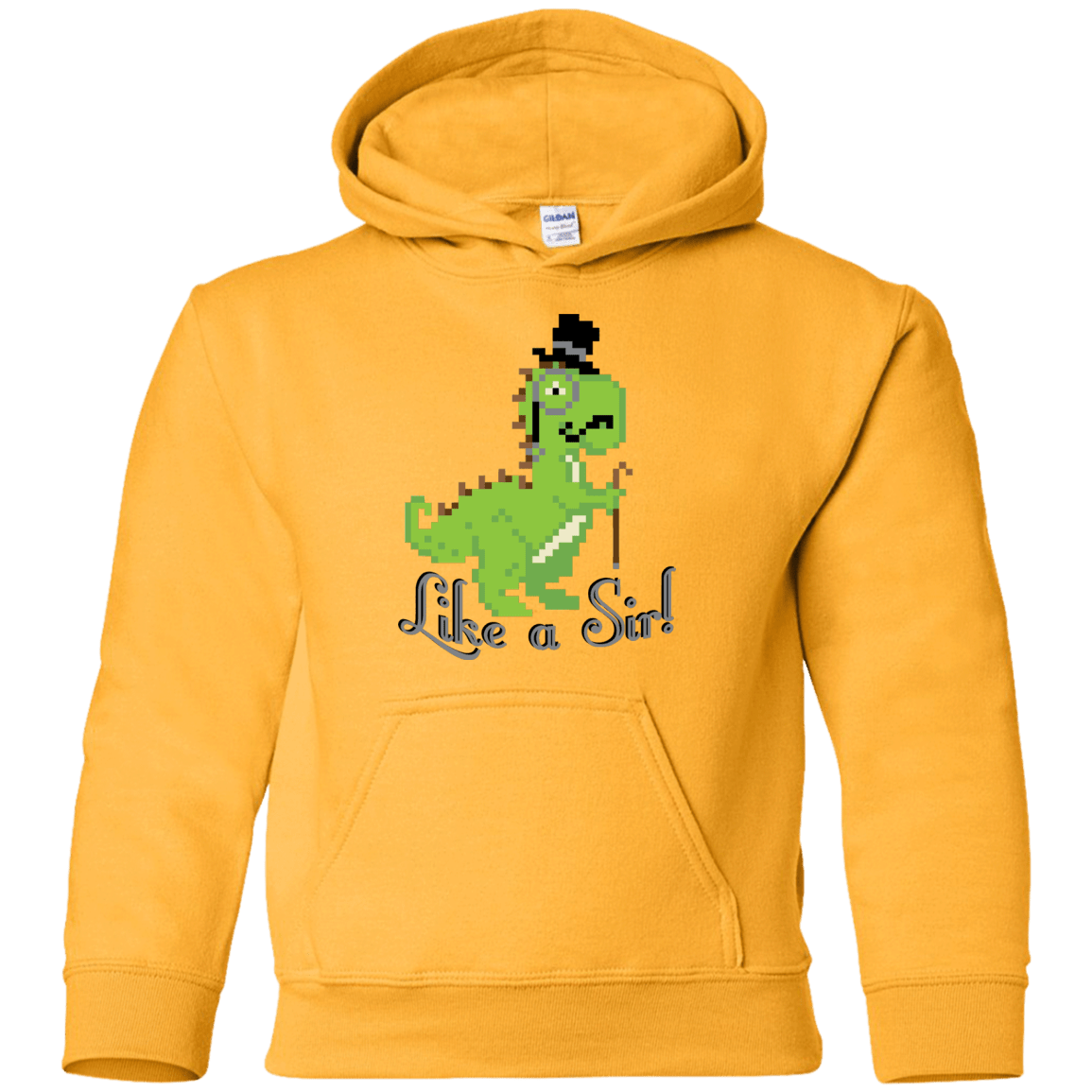 Sweatshirts Gold / YS LikeASir T-Rex Youth Hoodie