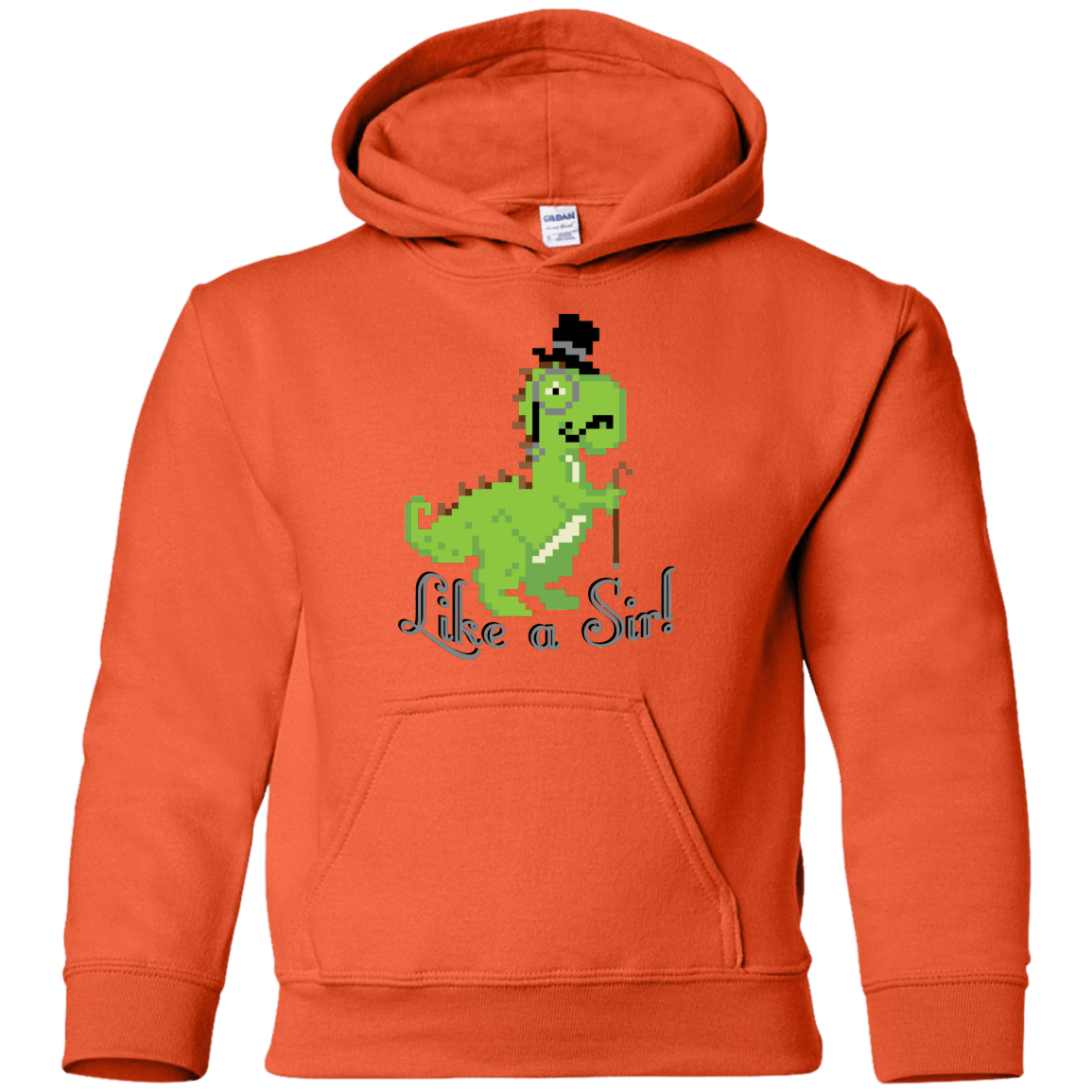 Sweatshirts Orange / YS LikeASir T-Rex Youth Hoodie