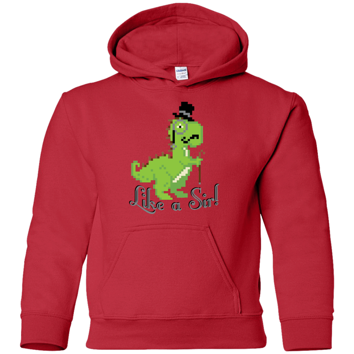 Sweatshirts Red / YS LikeASir T-Rex Youth Hoodie