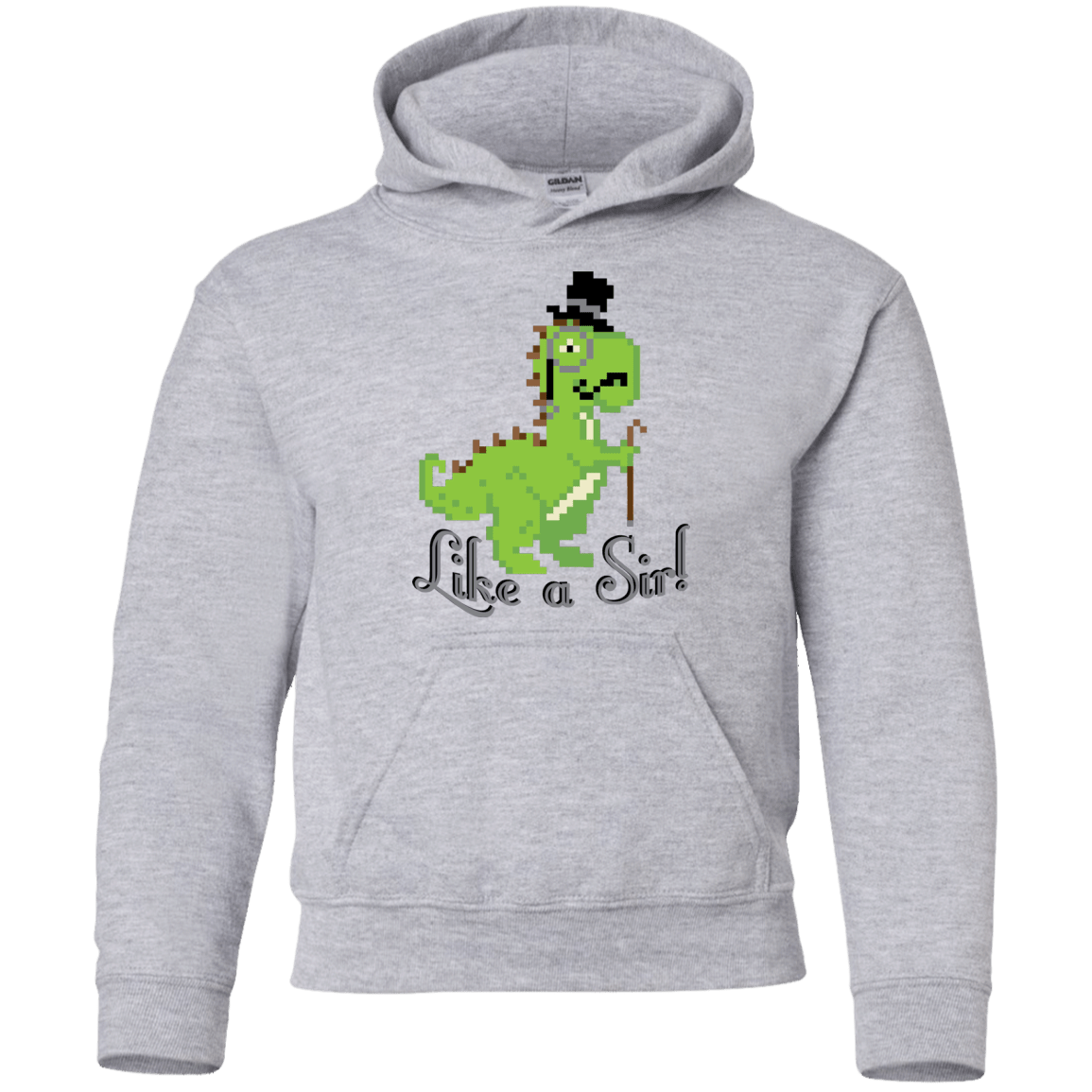 Sweatshirts Sport Grey / YS LikeASir T-Rex Youth Hoodie