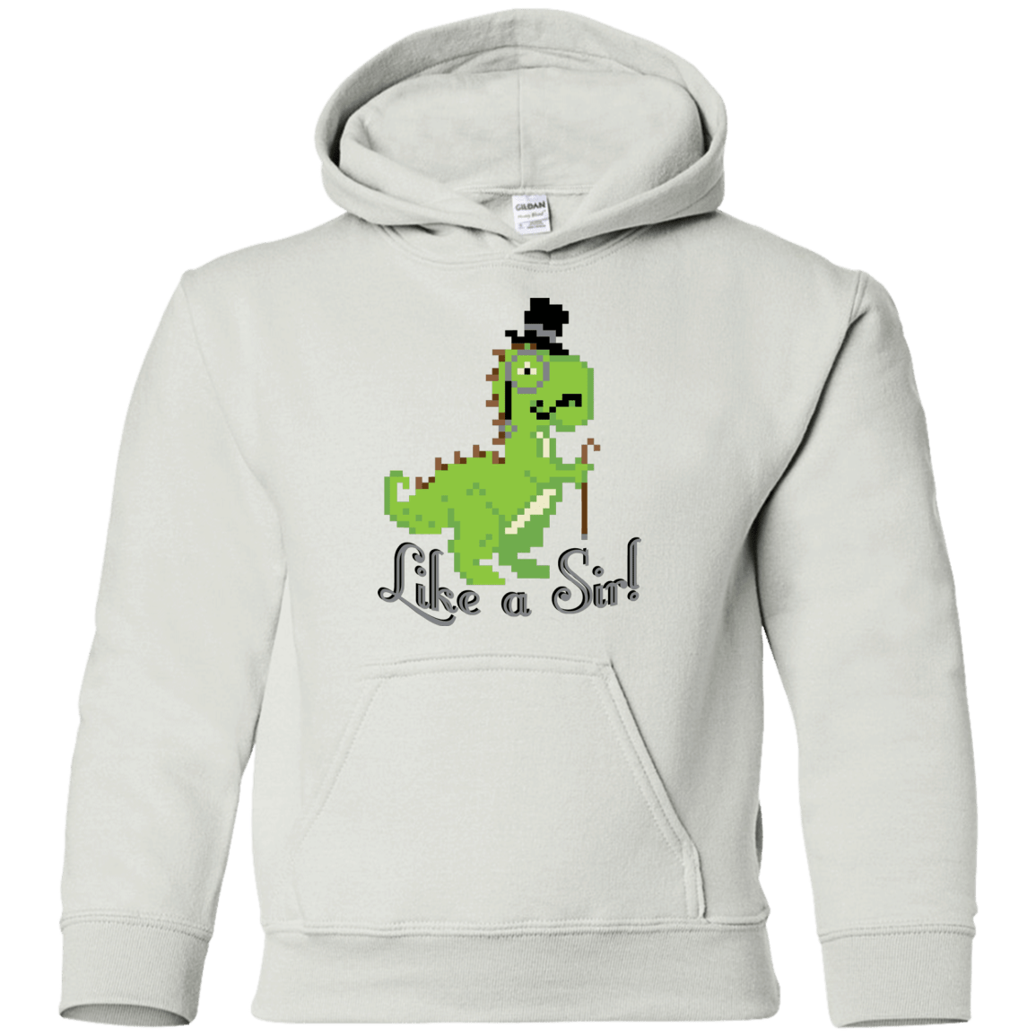Sweatshirts White / YS LikeASir T-Rex Youth Hoodie