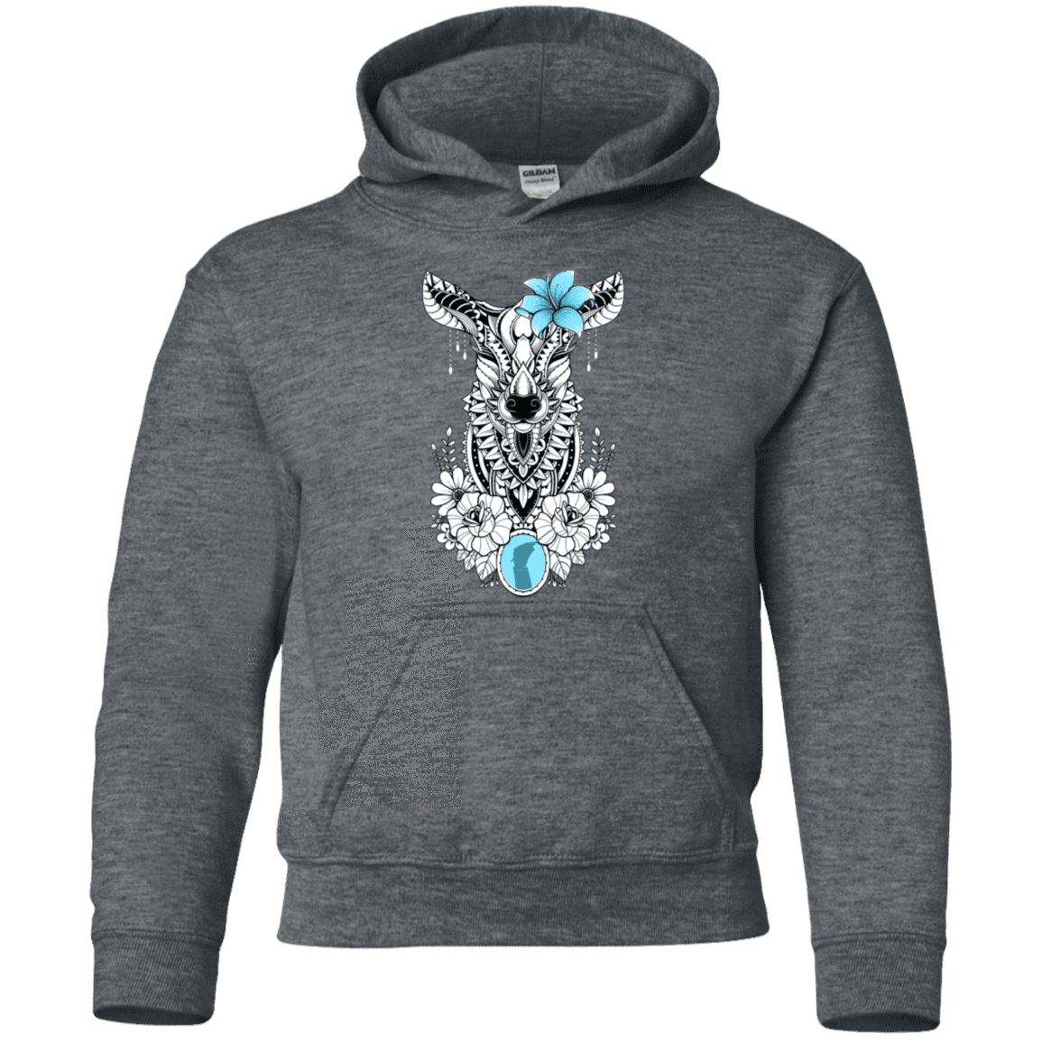 Sweatshirts Dark Heather / YS Lily Youth Hoodie