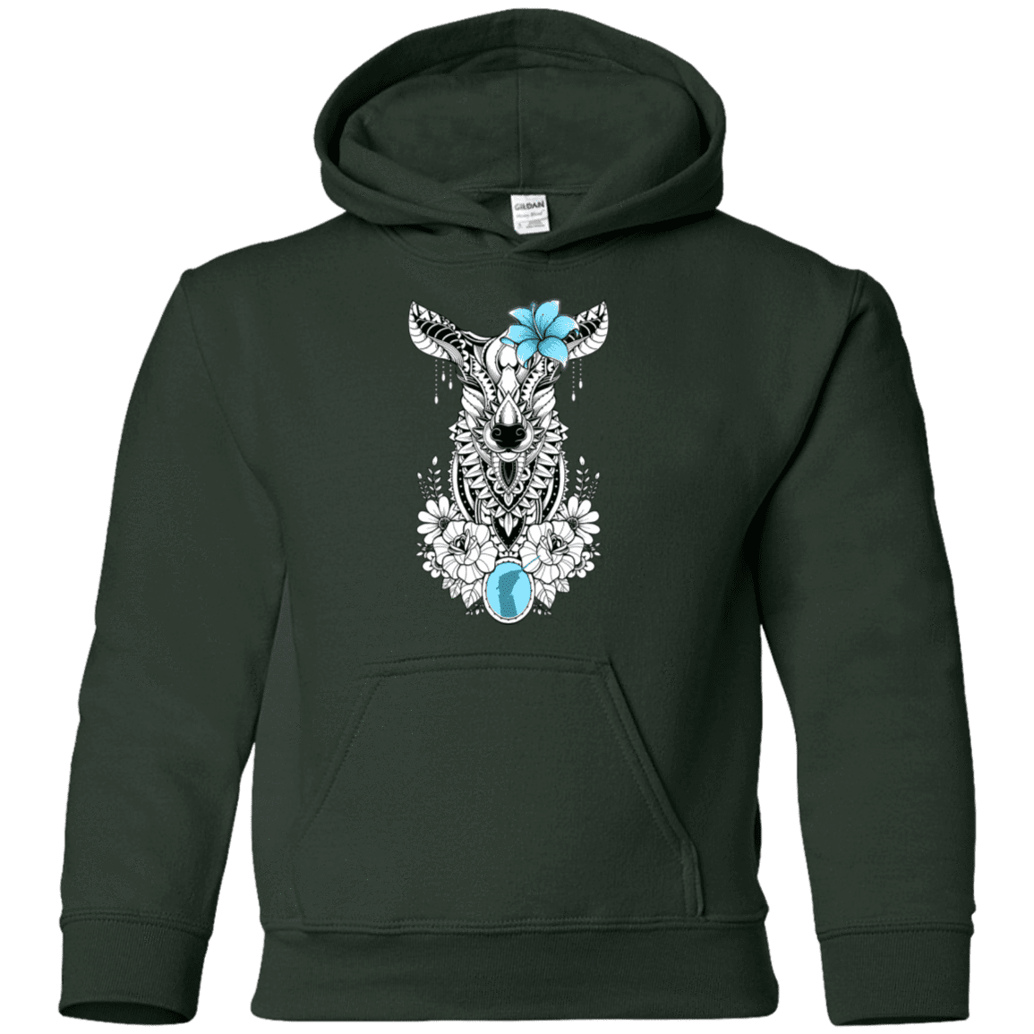 Sweatshirts Forest Green / YS Lily Youth Hoodie