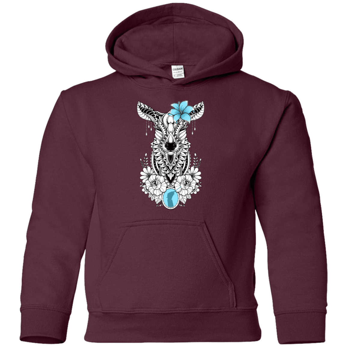 Sweatshirts Maroon / YS Lily Youth Hoodie