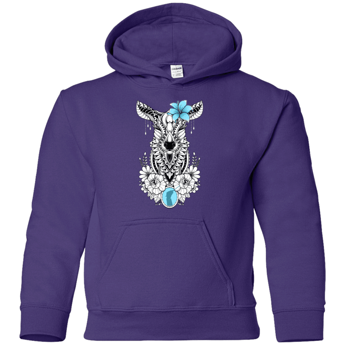 Sweatshirts Purple / YS Lily Youth Hoodie