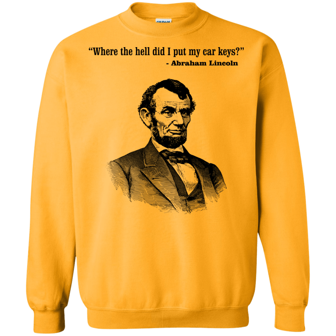 Sweatshirts Gold / Small Lincoln car keys Crewneck Sweatshirt