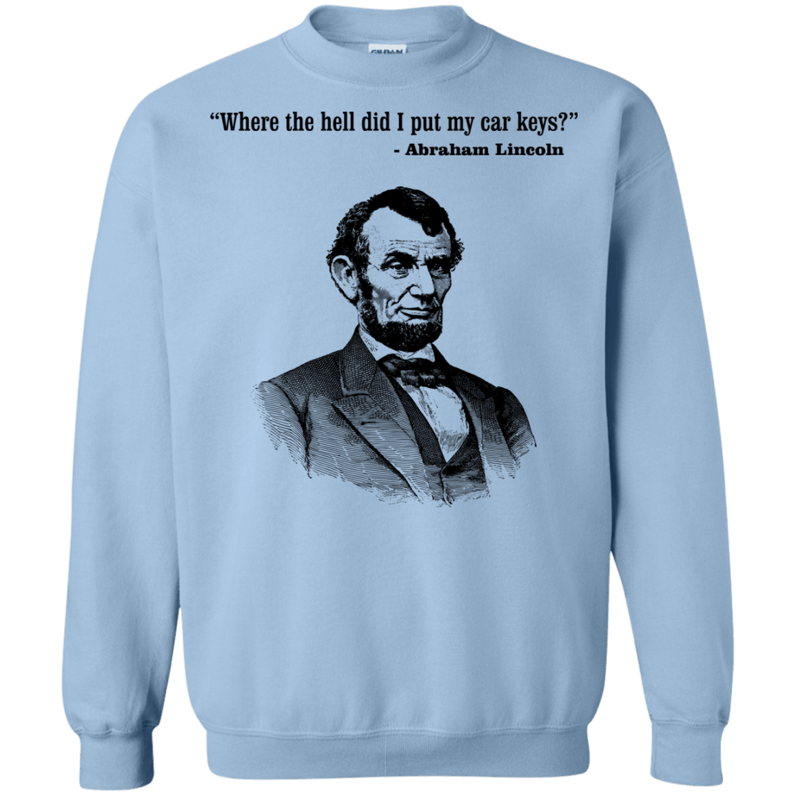 Sweatshirts Light Blue / Small Lincoln car keys Crewneck Sweatshirt