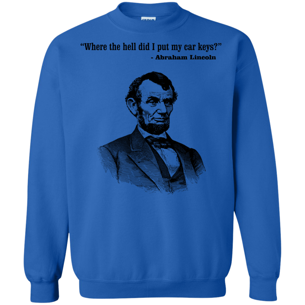 Sweatshirts Royal / Small Lincoln car keys Crewneck Sweatshirt
