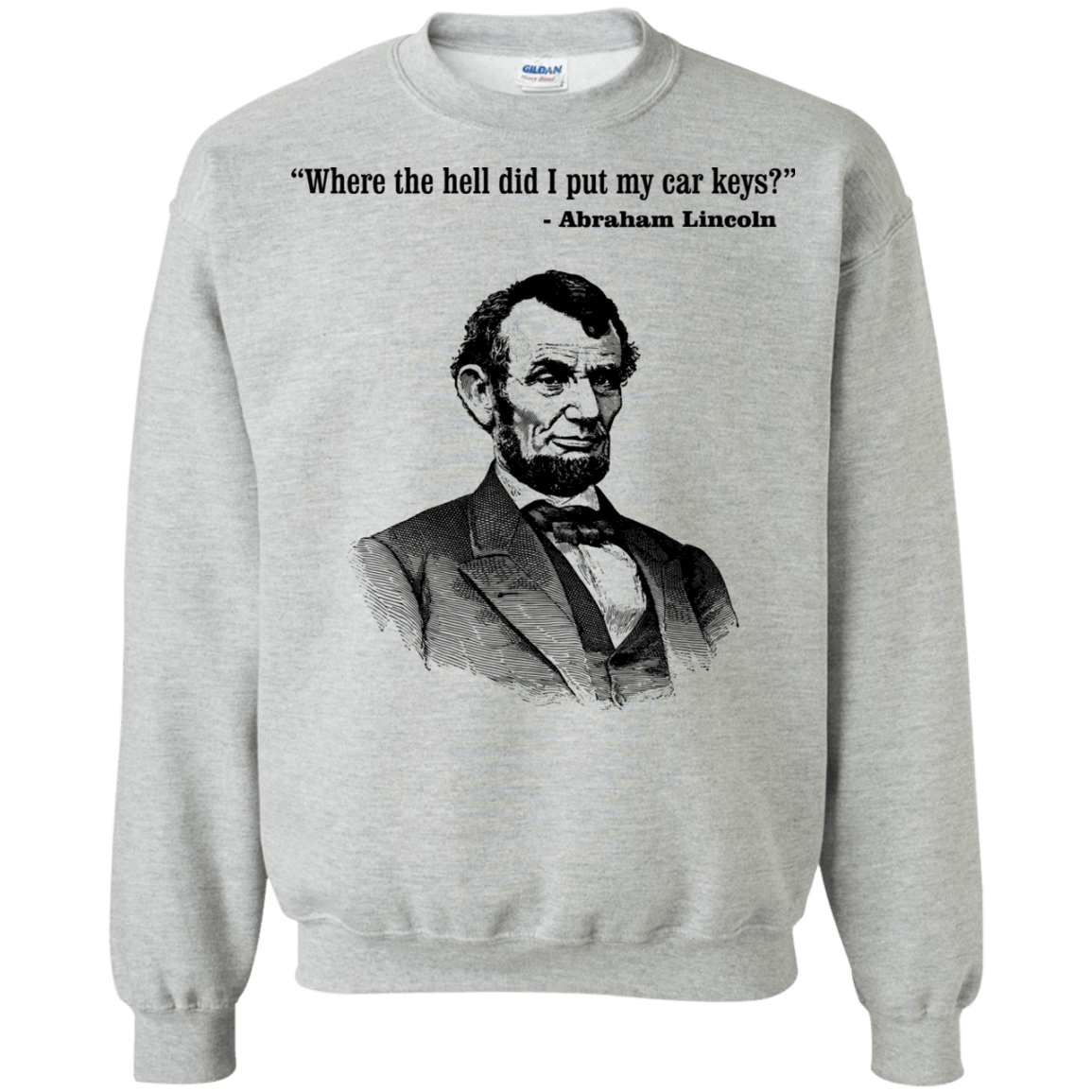 Sweatshirts Sport Grey / Small Lincoln car keys Crewneck Sweatshirt