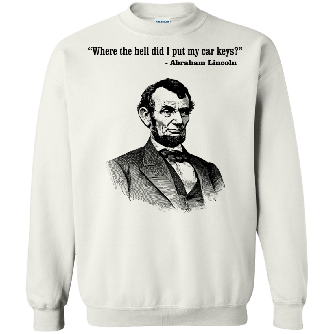 Sweatshirts White / Small Lincoln car keys Crewneck Sweatshirt