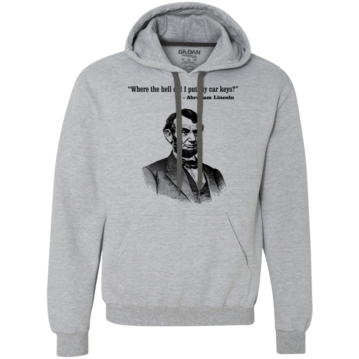 Sweatshirts Sport Grey / Small Lincoln car keys Premium Fleece Hoodie