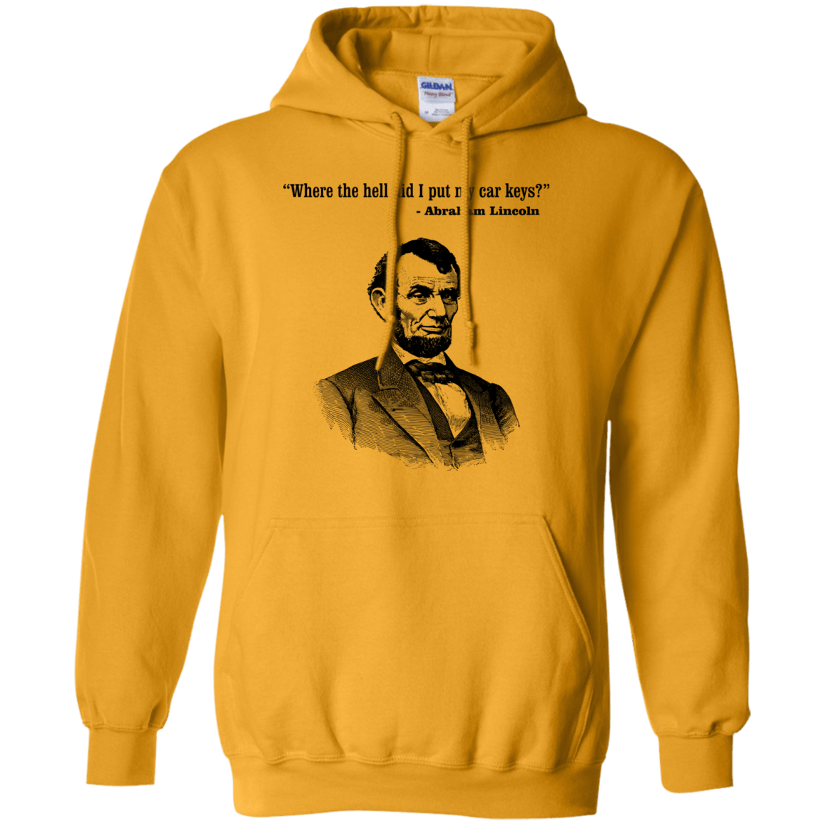 Sweatshirts Gold / Small Lincoln car keys Pullover Hoodie