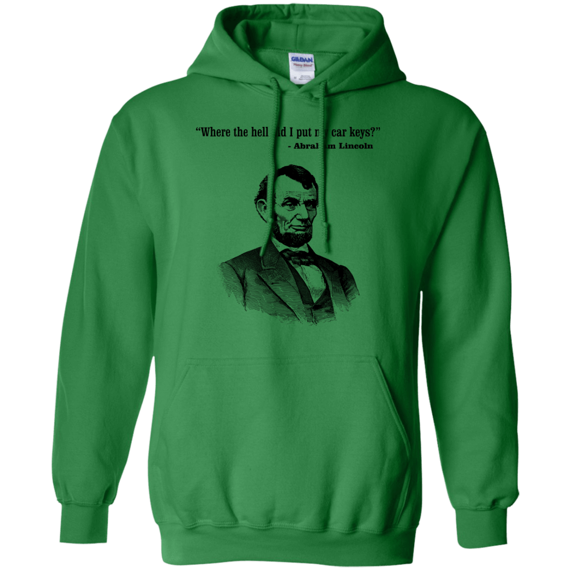 Sweatshirts Irish Green / Small Lincoln car keys Pullover Hoodie