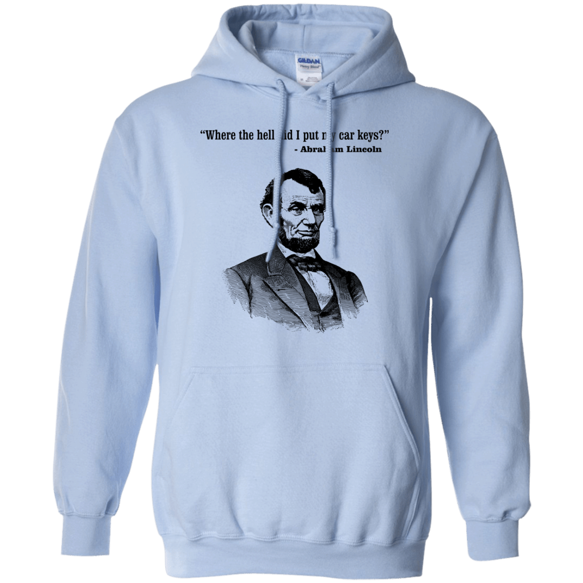 Sweatshirts Light Blue / Small Lincoln car keys Pullover Hoodie