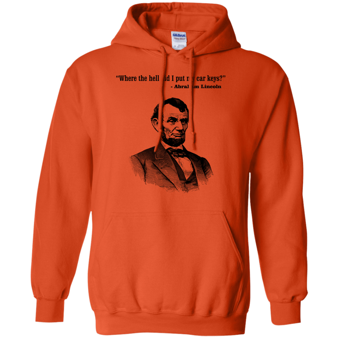 Sweatshirts Orange / Small Lincoln car keys Pullover Hoodie