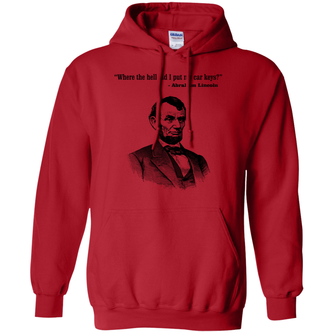 Sweatshirts Red / Small Lincoln car keys Pullover Hoodie