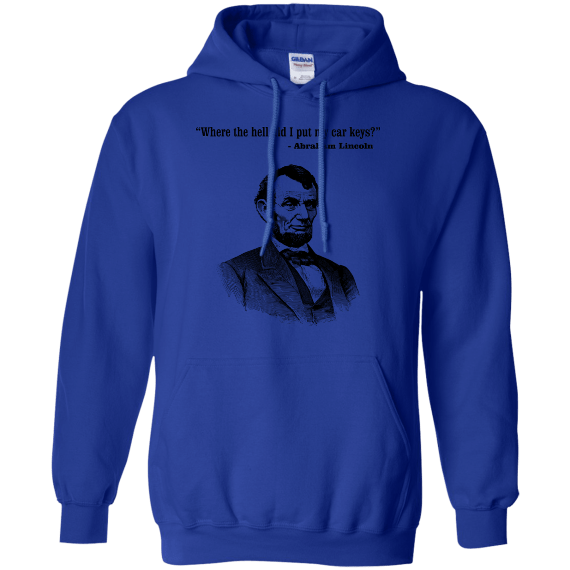 Sweatshirts Royal / Small Lincoln car keys Pullover Hoodie