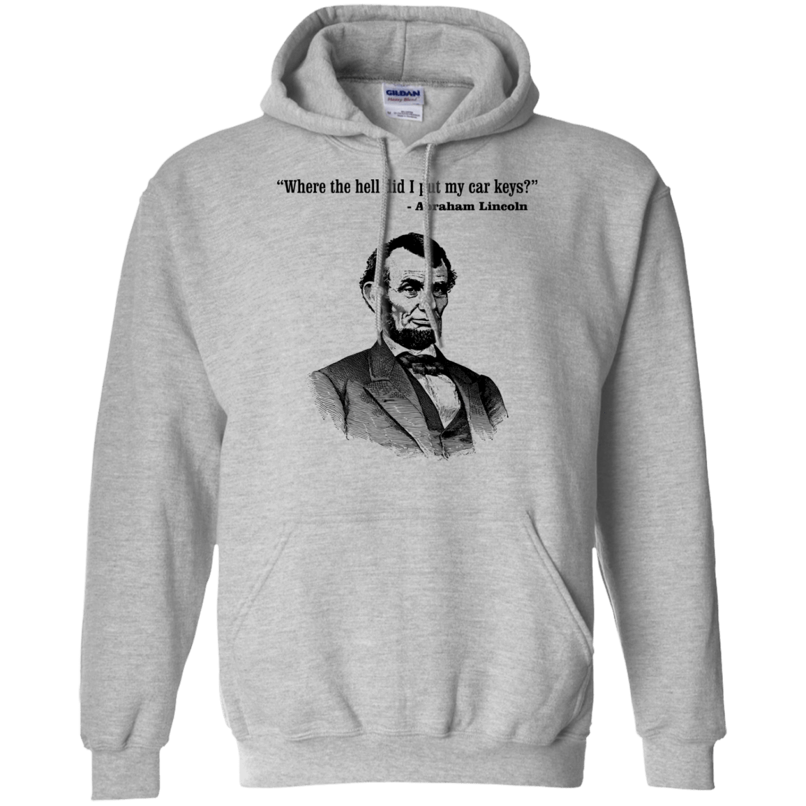 Sweatshirts Sport Grey / Small Lincoln car keys Pullover Hoodie