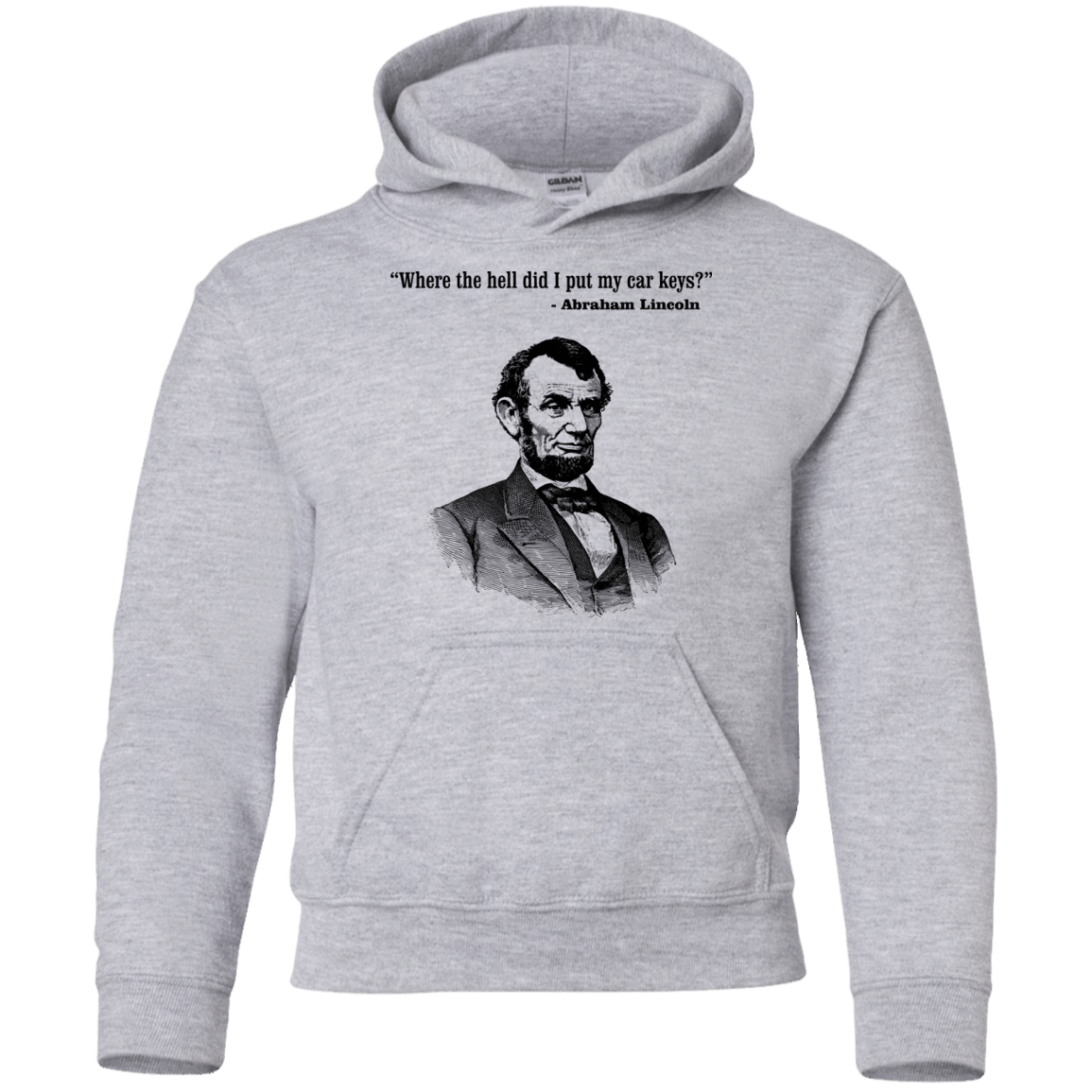 Sweatshirts Sport Grey / YS Lincoln car keys Youth Hoodie