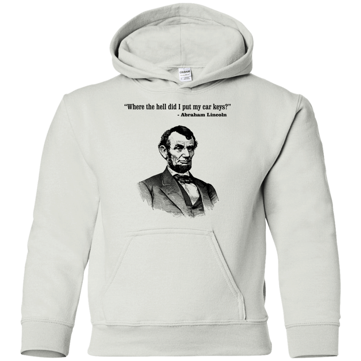 Sweatshirts White / YS Lincoln car keys Youth Hoodie