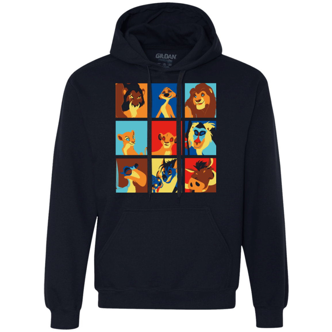 Lion Pop Premium Fleece Hoodie