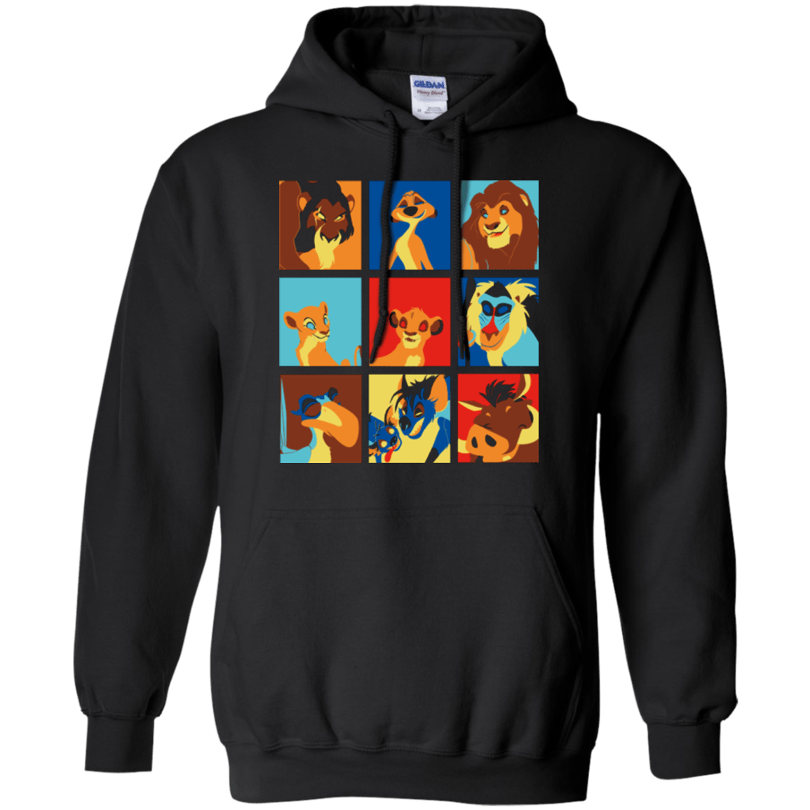 Sweatshirts Black / Small Lion Pop Pullover Hoodie