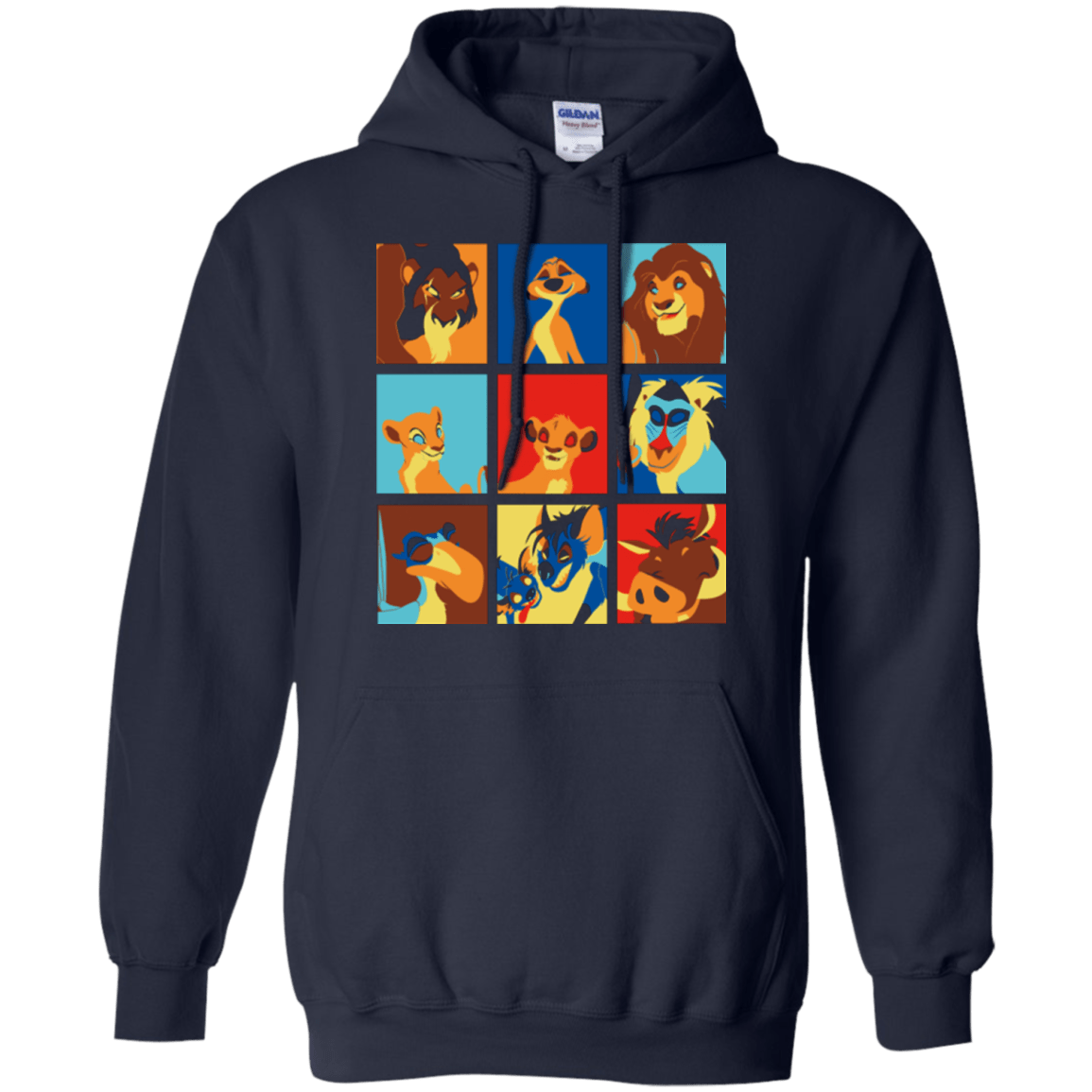 Sweatshirts Navy / Small Lion Pop Pullover Hoodie