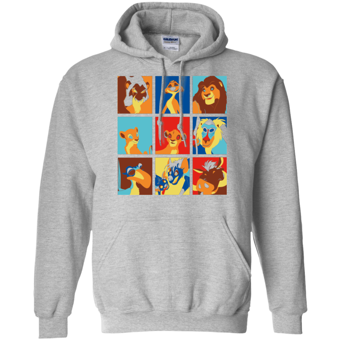 Sweatshirts Sport Grey / Small Lion Pop Pullover Hoodie
