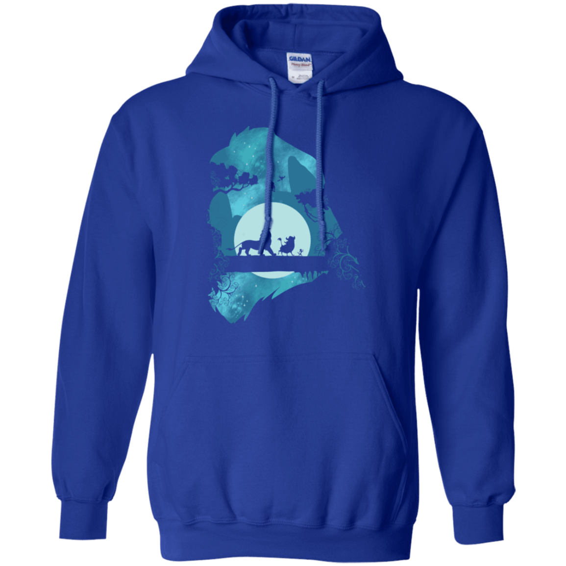 Sweatshirts Royal / S Lion Portrait Pullover Hoodie