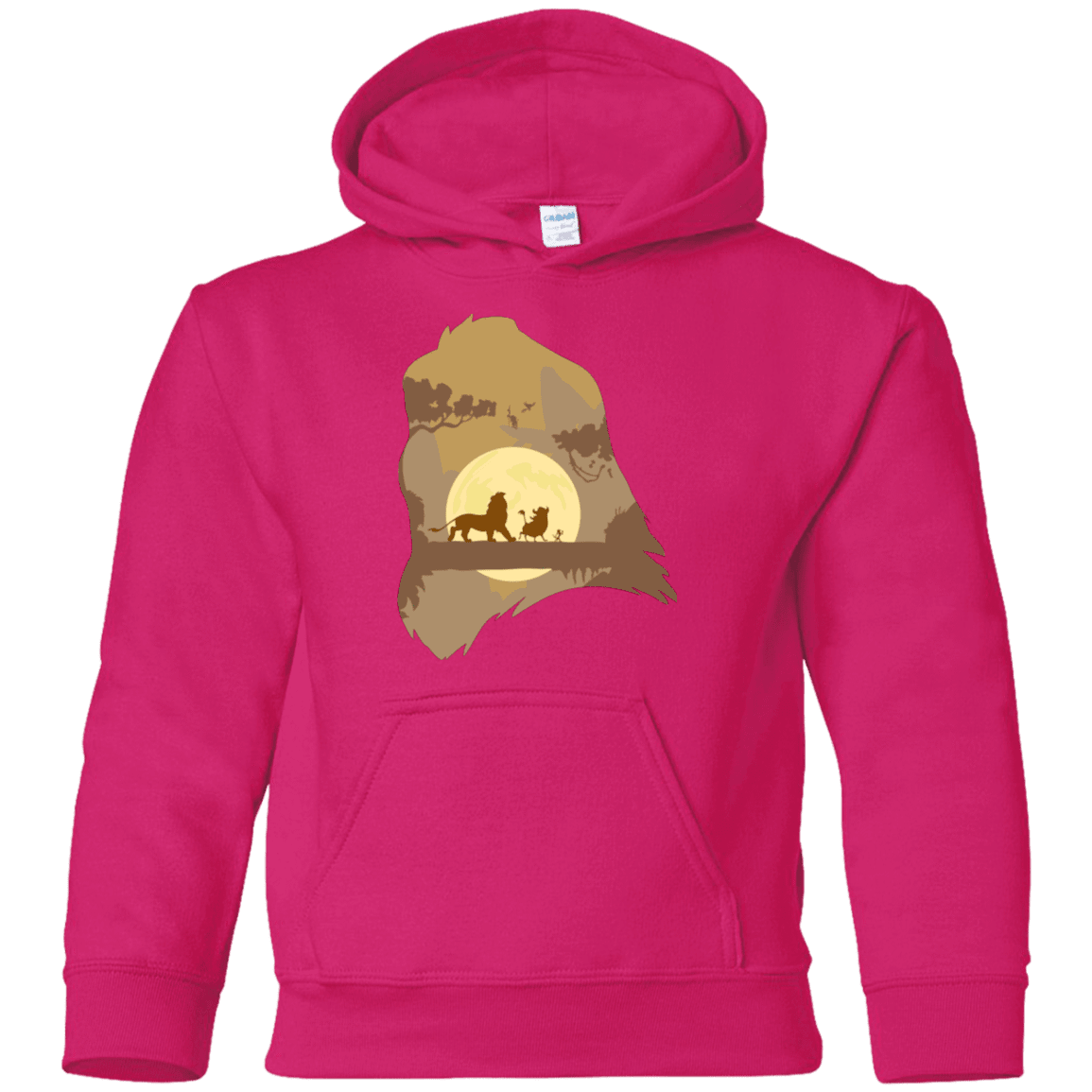 Sweatshirts Heliconia / YS Lion Portrait Youth Hoodie