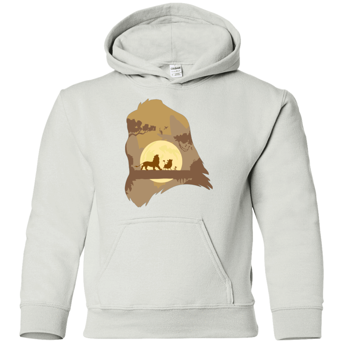 Sweatshirts White / YS Lion Portrait Youth Hoodie