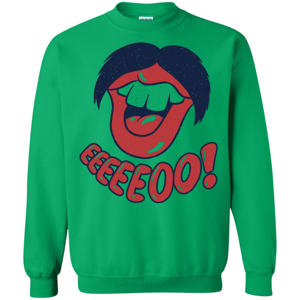 Sweatshirts Irish Green / S Lips EO Crewneck Sweatshirt