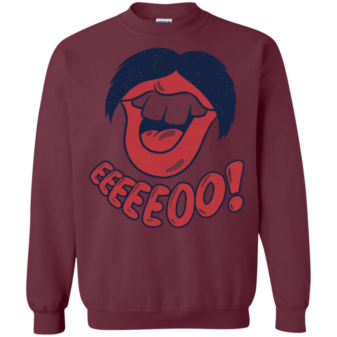 Sweatshirts Maroon / S Lips EO Crewneck Sweatshirt