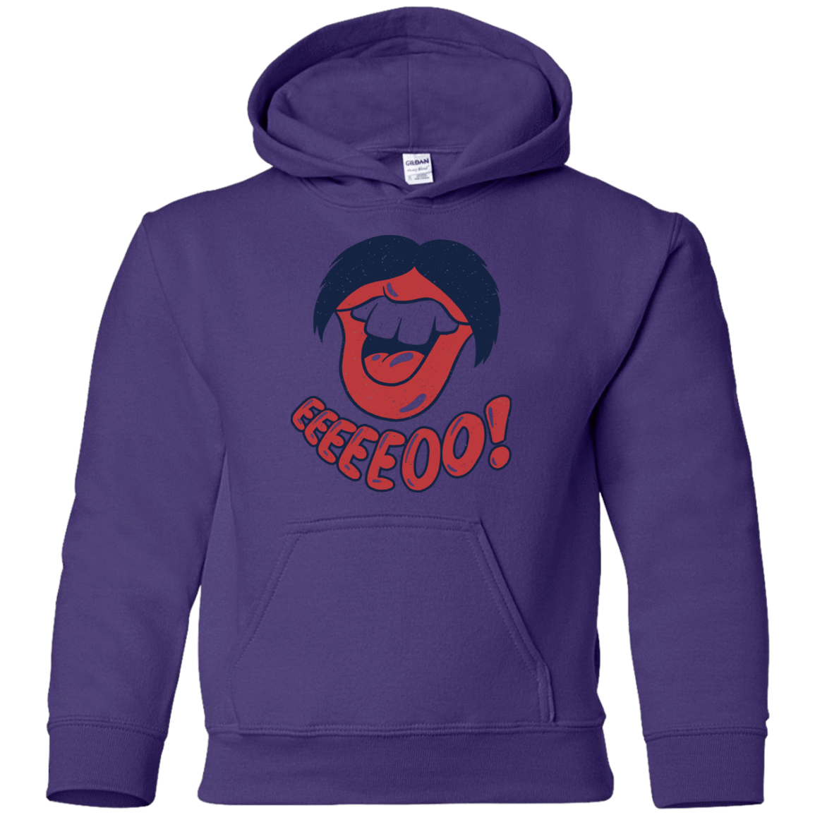 Sweatshirts Purple / YS Lips EO Youth Hoodie