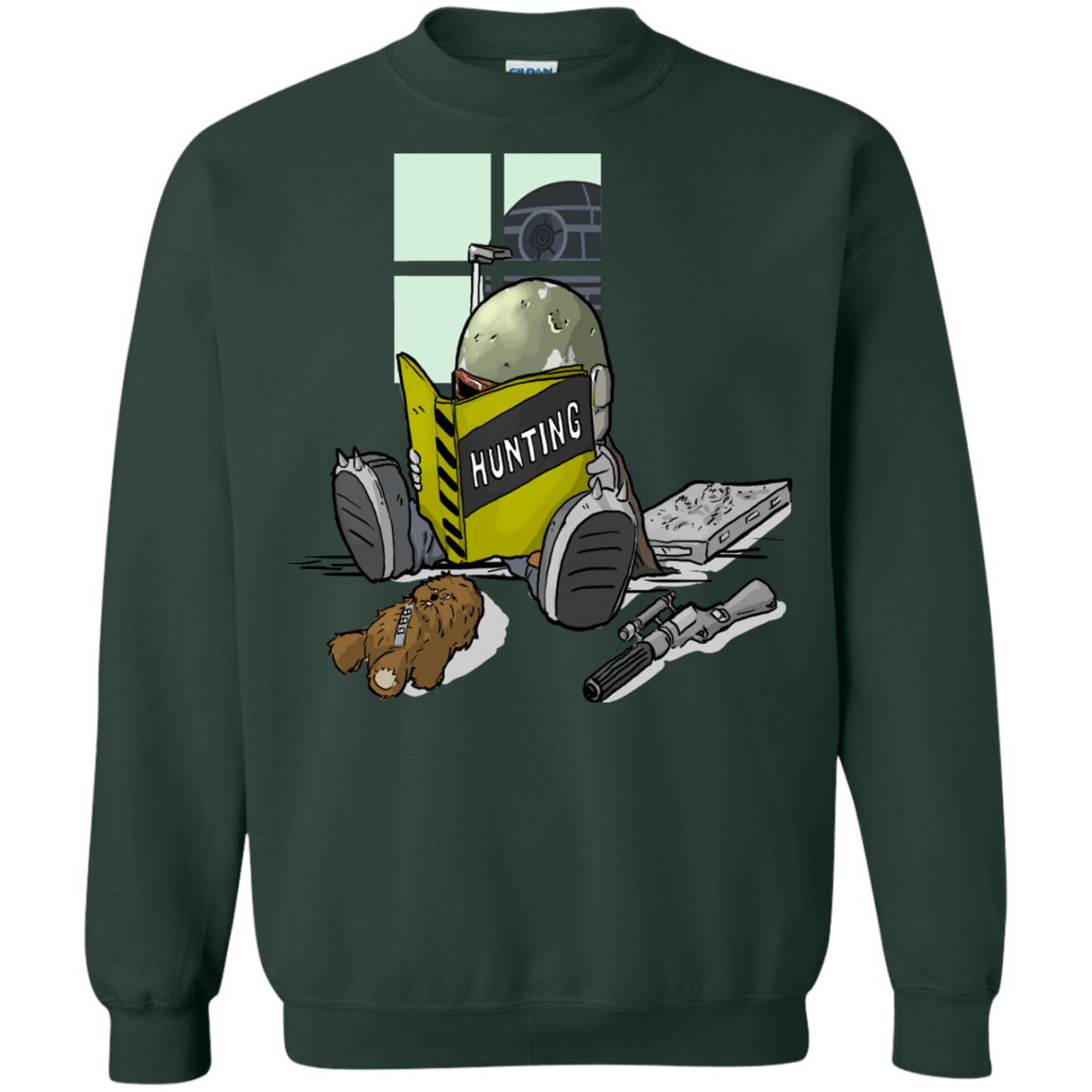 Sweatshirts Forest Green / Small Little Boba Crewneck Sweatshirt
